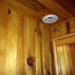 14b- Exemple de ventilation en plafond dans des WC.